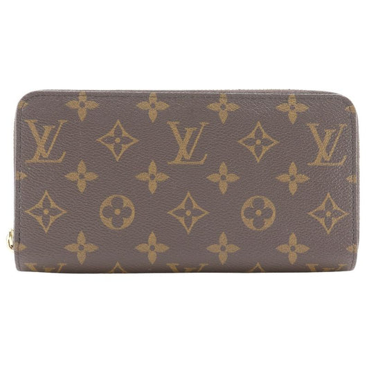 Louis Vuitton Zippy Wallet M42616 Monogram Canvas Brown Unisex Long Wallet