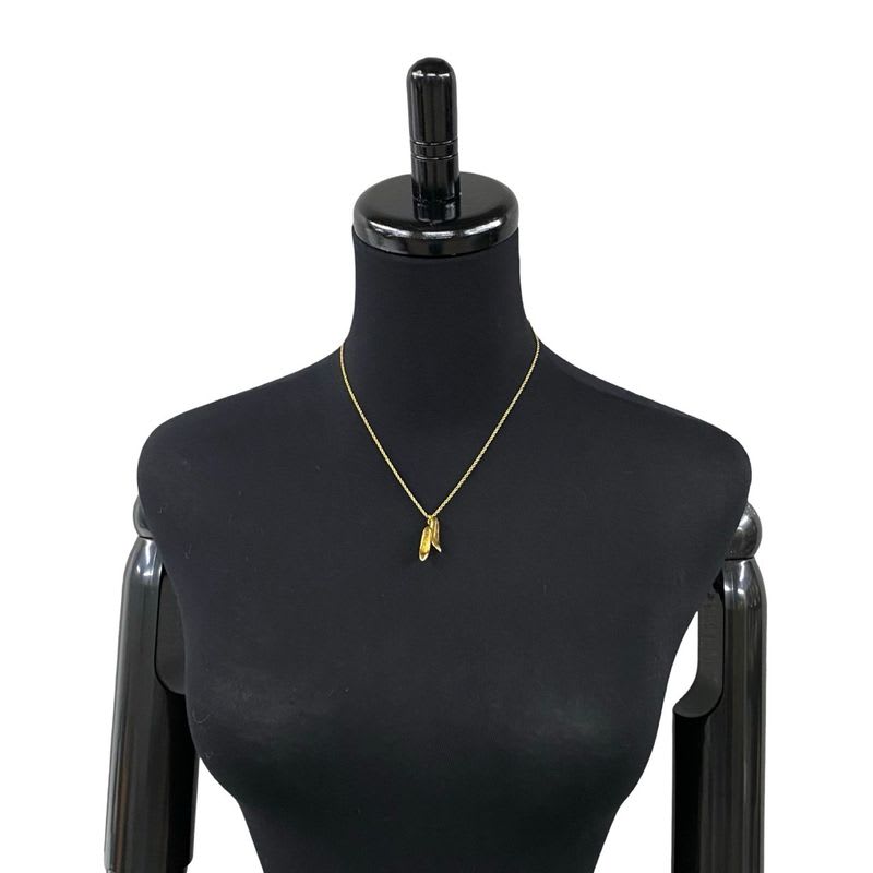 Christian Dior High Heel Motif Necklace Pendant Choker Accessory Gold 31435