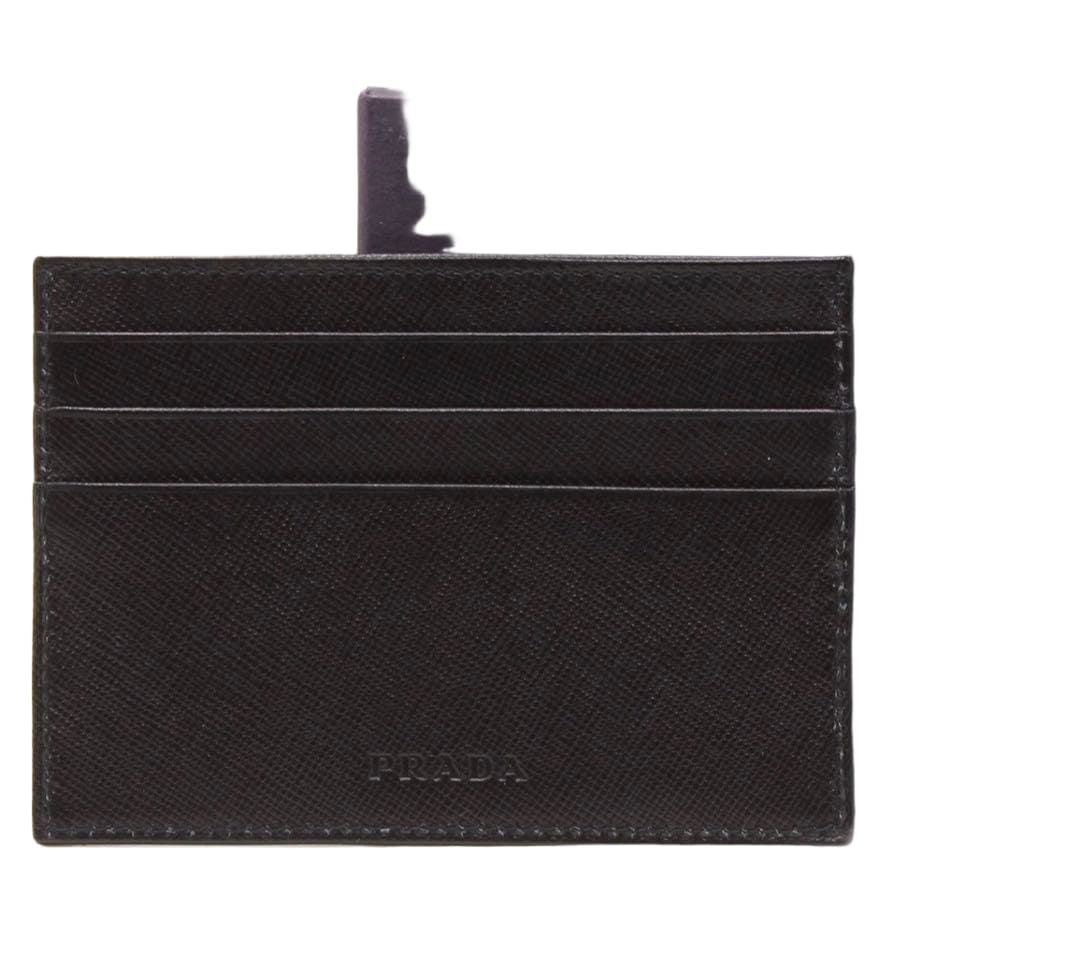 Prada Saffiano Card Case Pass Case Pass Case