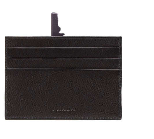 Prada Saffiano Card Case Pass Case Pass Case