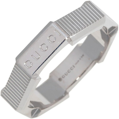 Gucci 18K White Gold Link To Love Ring Width 5mm (020in)