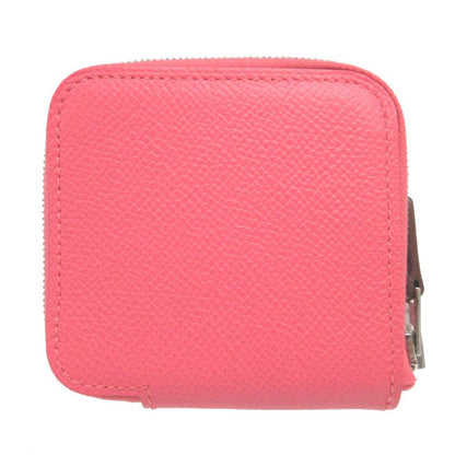Hermes Azap Silk Inn Compact Vaux Epson C Engraved (2018) Rose Azalea Coin Case