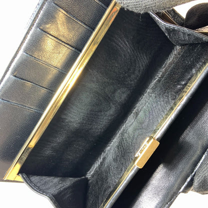 Chanel Caviar Skin Coco Mark Long Wallet A13498 Black