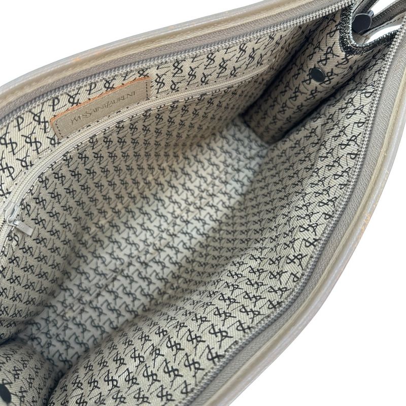 YVES Saint Laurent Yves Saint Laurent Leather Unisex Second Bag