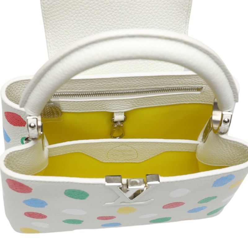 Louis Vuitton M21637 Painted Dot Handbag Capucines BB Yayoi Kusama Shoulder Bag