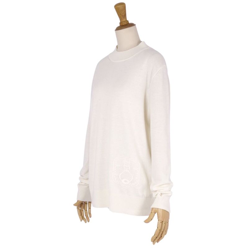 Hermes Knit 24SS Sweater Logo Embroidery Wool