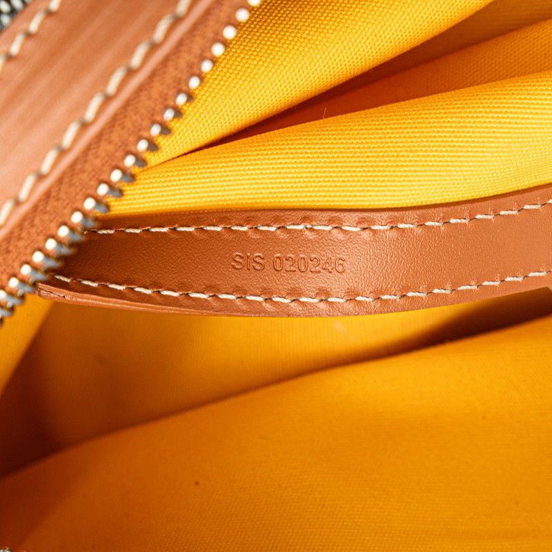 Goyard Cupveil PM Brown Black PVC Leather Women's Goyard