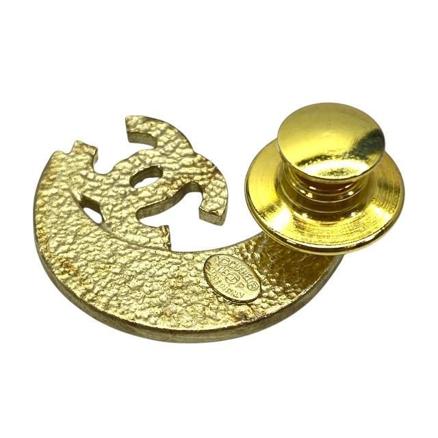 Chanel Brooch Pin Brooch Pin Badge Accessories Coco Mark Moon Crescent Moon GP
