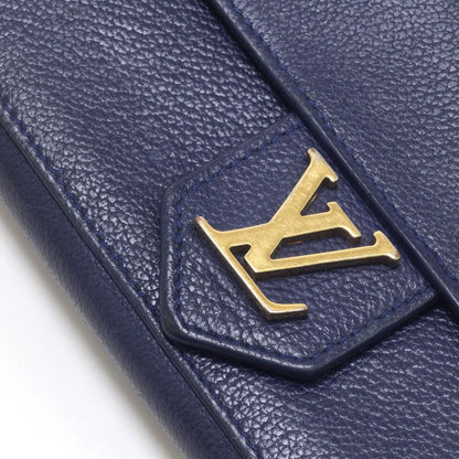 Louis Vuitton Bifold Long Wallet Portefeuille Lock Me M60861 Navy