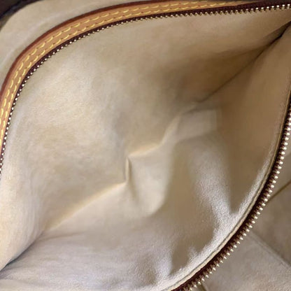 Louis Vuitton Luko Monogram Leather × PVC Brown Tote Bag Gold M51155