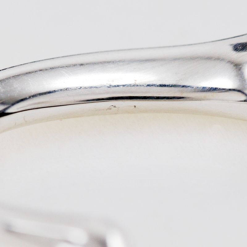 Tiffany & Co Open Heart Elsa Peretti 925 Silver Ladies 5.7g Necklace