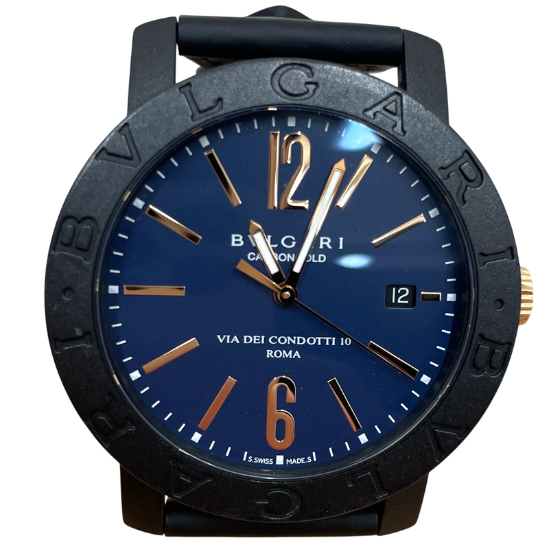 Bvlgari Bvlgari Bb40cl Bvlgari Bvlgari Carbon Gold Automatic A25-1324