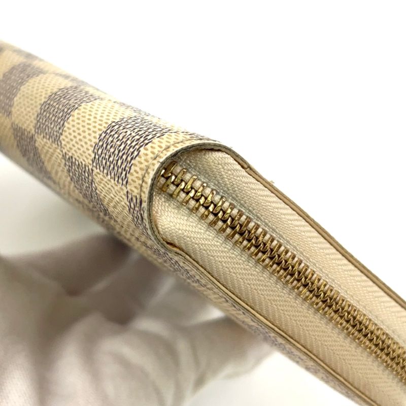 Louis Vuitton Damier Azure Illustre Zippy Wallet Round Zipper With Balloon