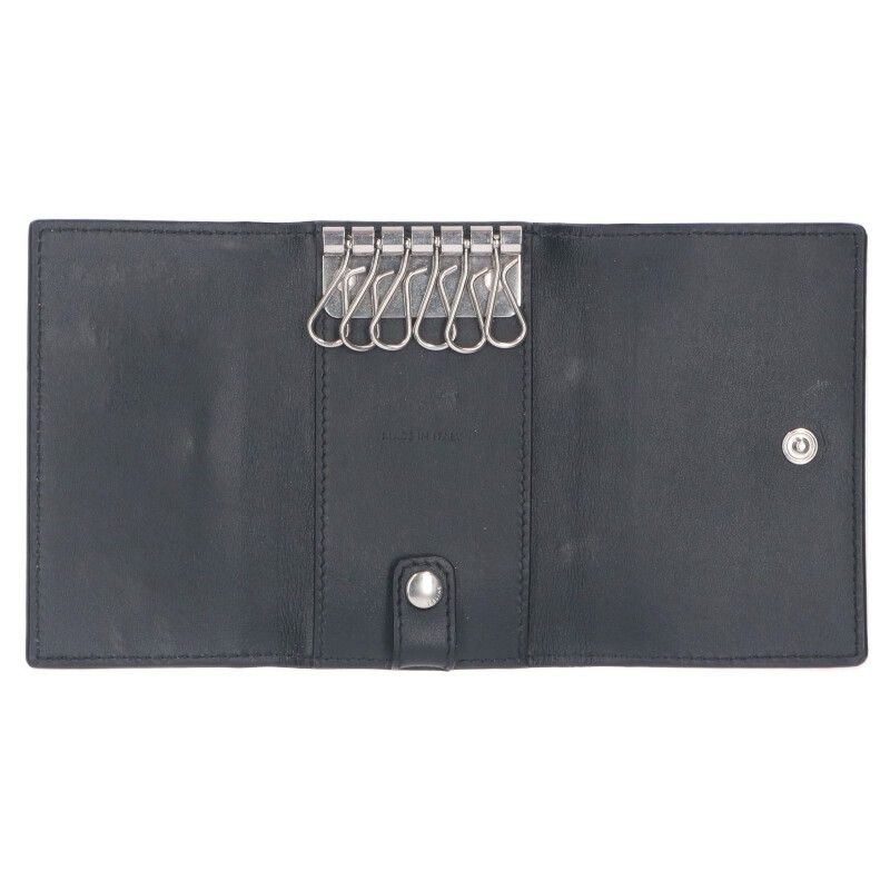 Celine Croc Shape Embossed Scuff Zipper Key Case Men's