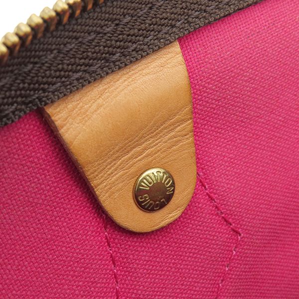 Louis Vuitton Handbag Speedy 30 Monogram Canvas Monogram Bay Gold Hardware