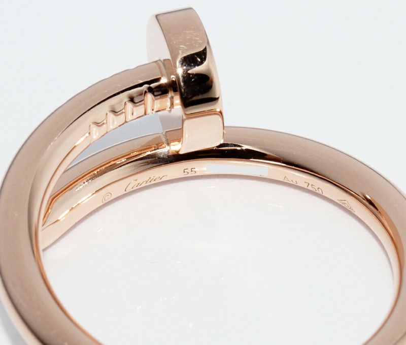 Cartier Ring 18K Pink Gold Juste Un Clou Ring B40925