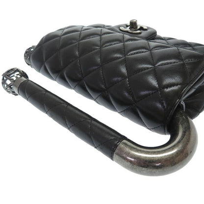 Chanel Around The World Evening Matelasse Lambskin Black Earth 18 Handbag Coco