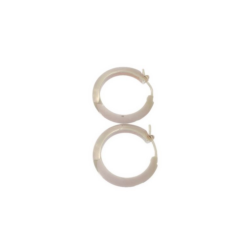 Bottega Veneta - Silver Hoop Earrings - Silver - Women