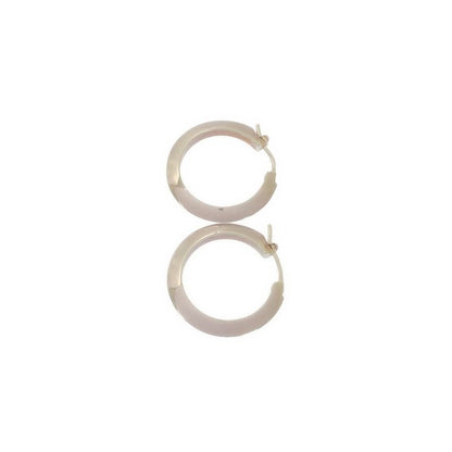 Bottega Veneta - Silver Hoop Earrings - Silver - Women