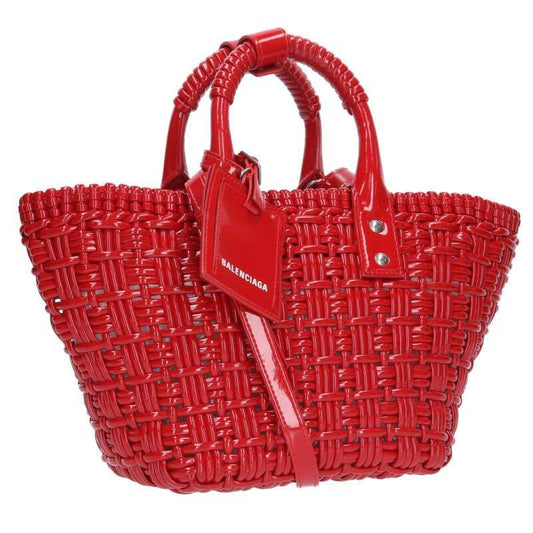 Balenciaga 671342 Bistro 2-way Enamel Handbag For Women