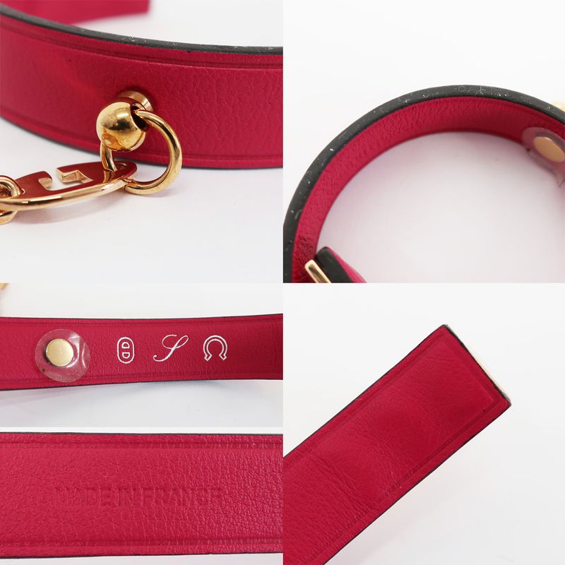 Hermes Glove Holder Kelly Rose Pink Gold Hardware Swift Accessories