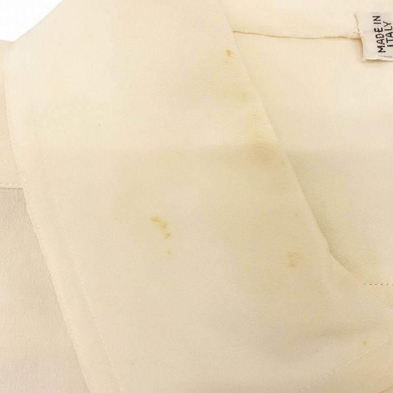 Old Celine Made in Italy 100% Silk Shirt Blouse Long Sleeve Pullover Top 40 M