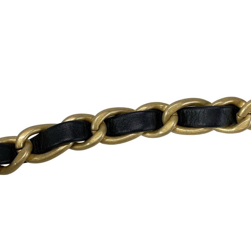 Chanel Shoulder Bag Matelasse As4451 Black Chain Shoulder / Vintage Gold