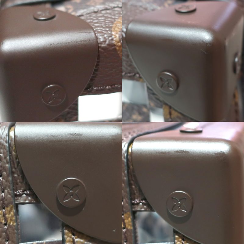 Louis Vuitton Slim Soft Trunk Monogram Chess Monogram Canvas Brown