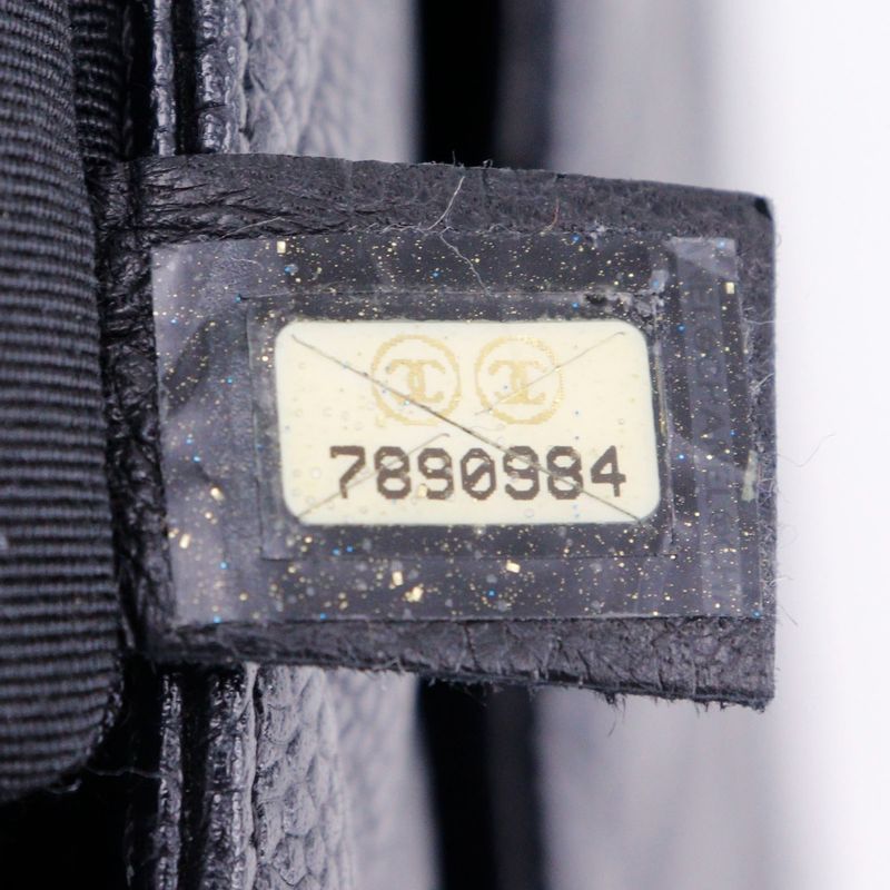 Chanel Reproduction Tote Caviar Skin Black Women's Tote Bag