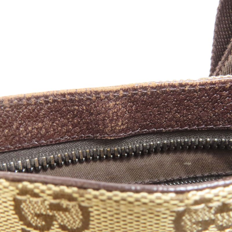 Gucci 122798 GG Shoulder Bag Canvas Women