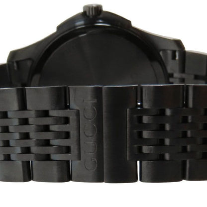 Gucci G-timeless 126.2 Black Dial SS Stainless Steel Battery Operated Automatic