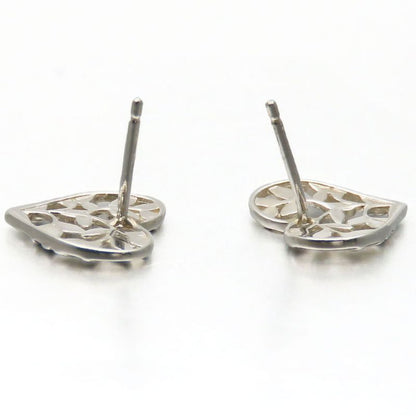 Tiffany & Co Earrings Olive Leaf Heart 925 Silver Approx 1.4g Silver Accessories