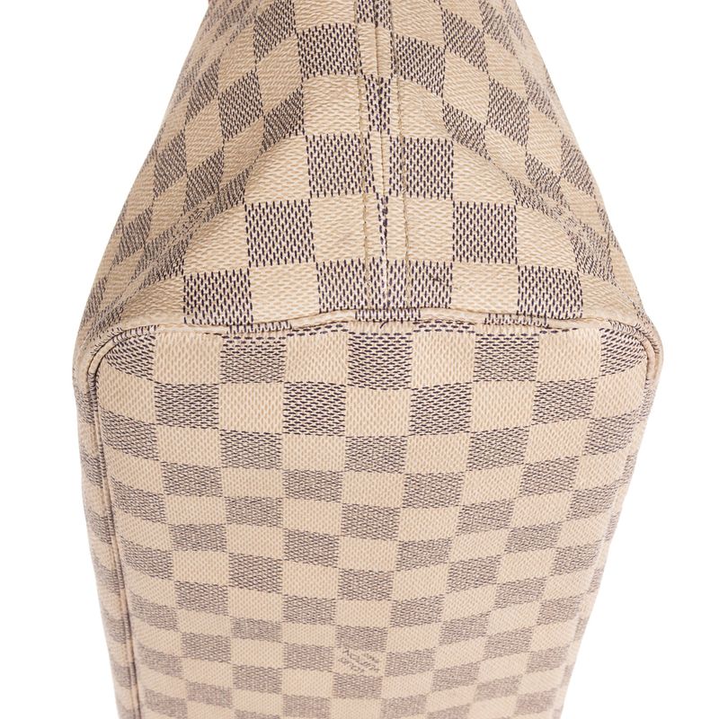 Louis Vuitton Neverfull White Damier Azure AB