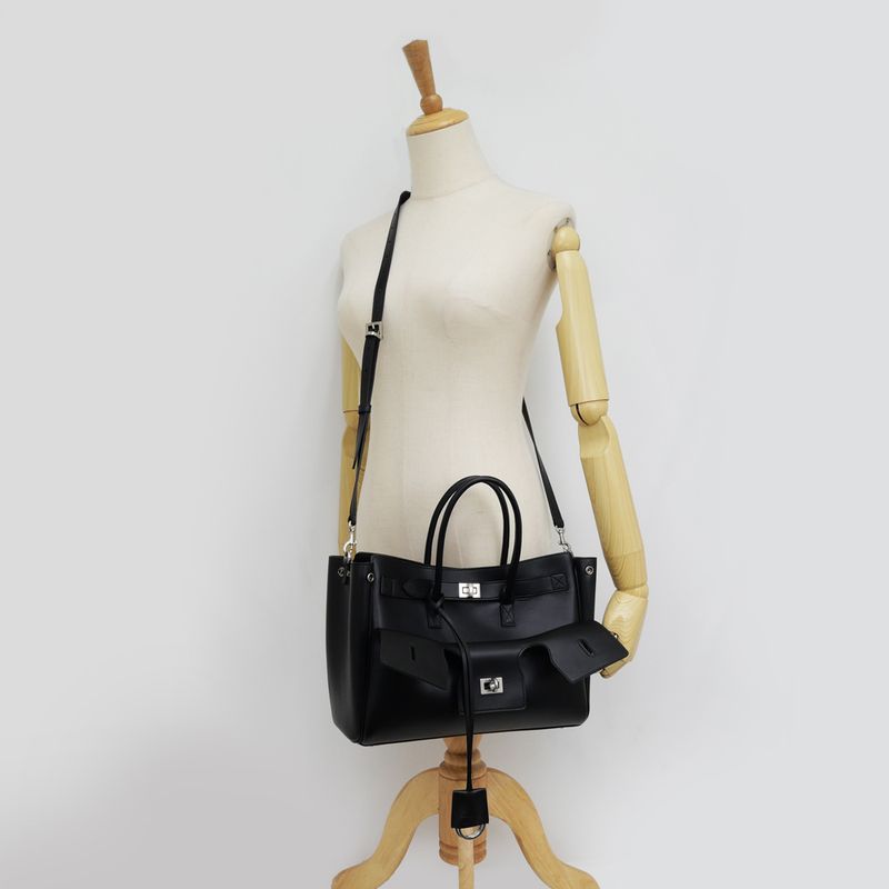 Balenciaga Bel Air Carryall Bag Small 835689 Black Hand Shoulder - 2WAY