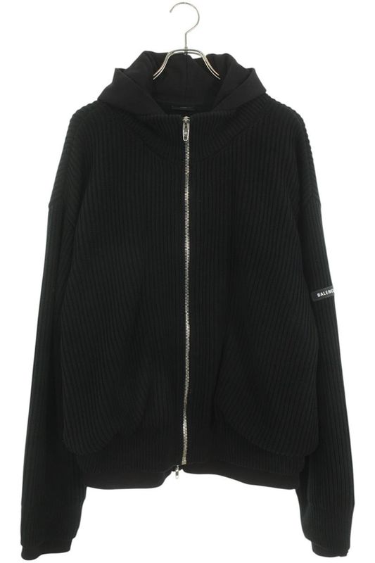 Balenciaga 771192 T3297 Layered Patch Cardigan Men's 1