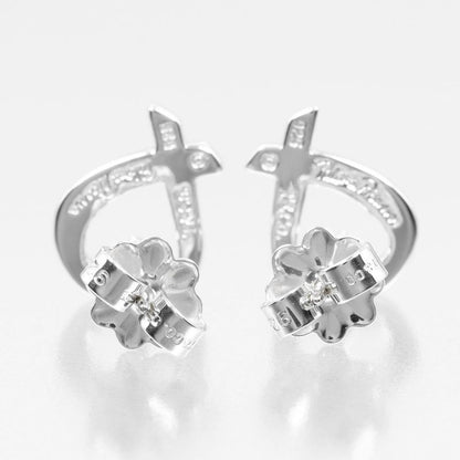 Tiffany & Co Loving Heart 925 Silver Ladies 1.5g Earrings
