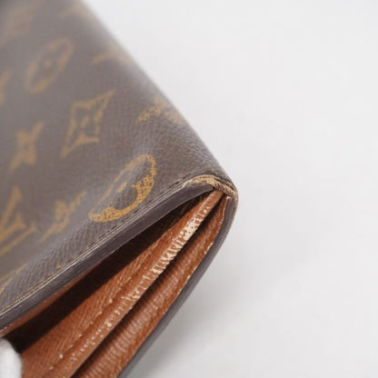 Louis Vuitton Long Wallet Monogram Portefeuille Sarah M61734 Brown Men's