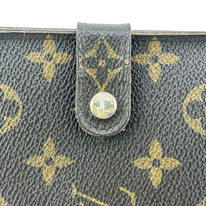 Louis Vuitton M61667 Monogram Compact Zipped Wallet With Zipped Card Pocket