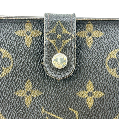 Louis Vuitton M61667 Monogram Compact Zipped Wallet With Zipped Card Pocket
