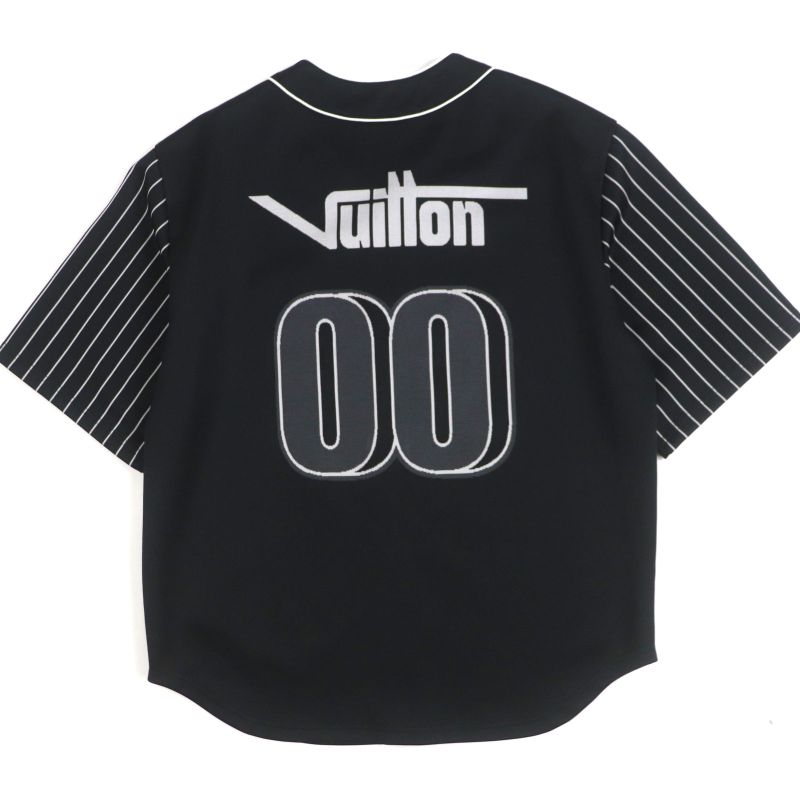  Louis Vuitton 23SS Logo Button Logo Number Ring Short Sleeve Short Sleeve