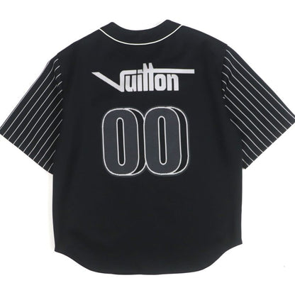  Louis Vuitton 23SS Logo Button Logo Number Ring Short Sleeve Short Sleeve