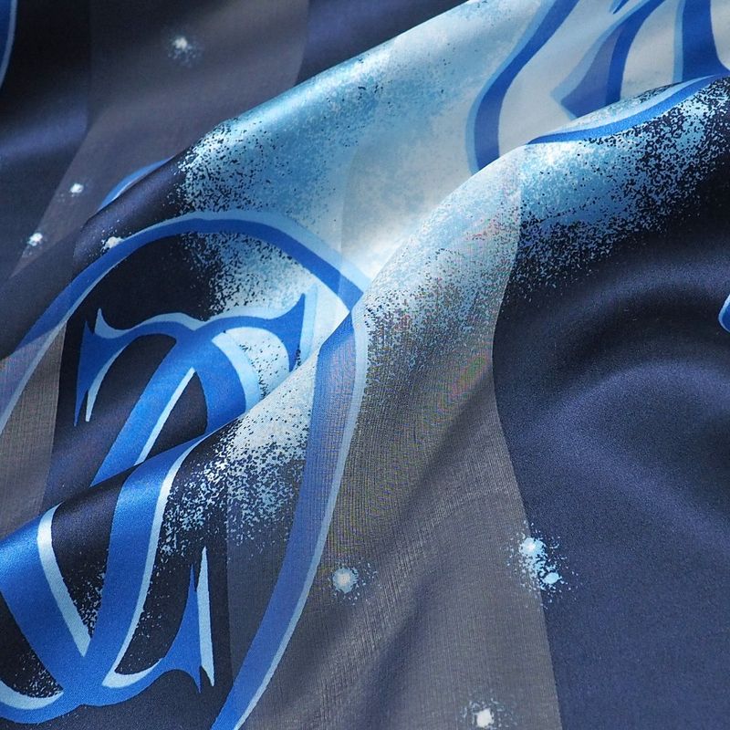 Cartier Scarf Double C Logo All Over Total Silk Large Shawl Scarf 20251015