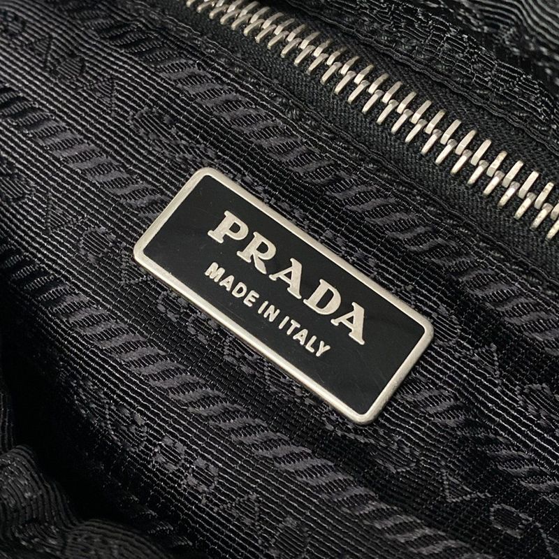 Prada Shoulder Bag - Br3815 Black Leather