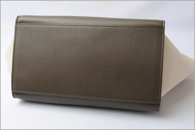 Celine Handbag Shoulder Bag Celine Small Trapeze 174683 Yellow Brown Beige 2