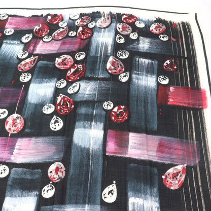 CHANEL 100% Cashmere Tweed 2023 Fringed All Over Large Scarf Shawl Multi With