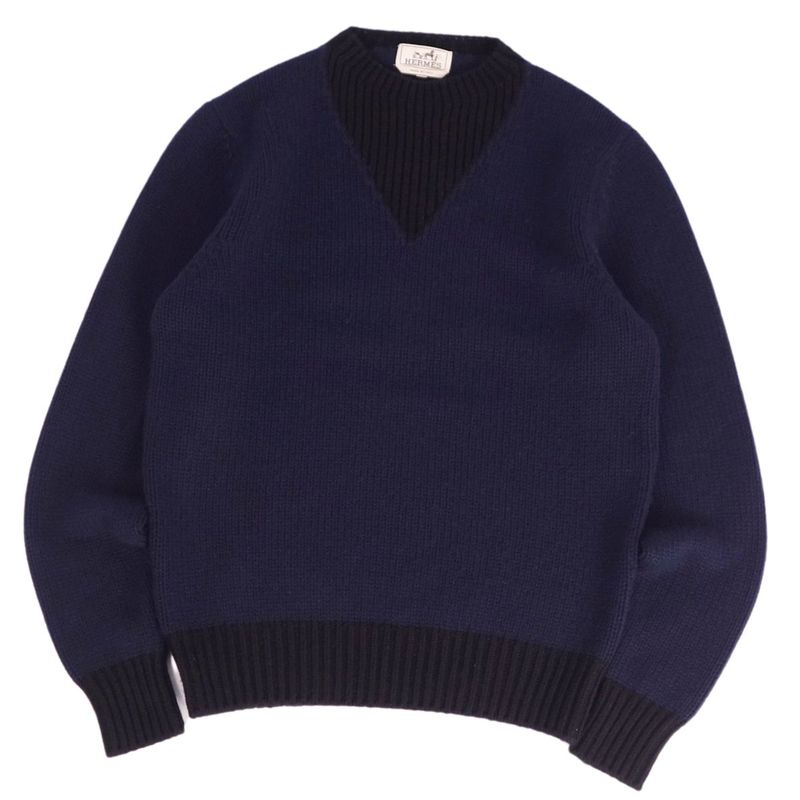 Hermes Knit Sweater Long Sleeve Long Sleeve Cashmere