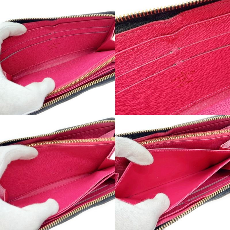 Louis Vuitton M60243 Multicolor PVC Zippy Wallet Black 403710 Long Wallet