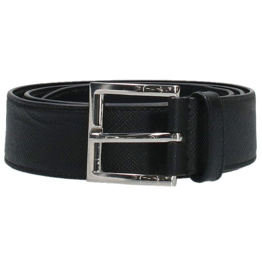 Prada Dnp098 Saffiano Leather Belt Men's 80