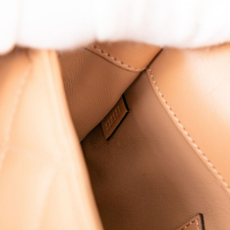 Gucci DECO Chain Shoulder Bag 741457 Beige Leather Women's Gucci