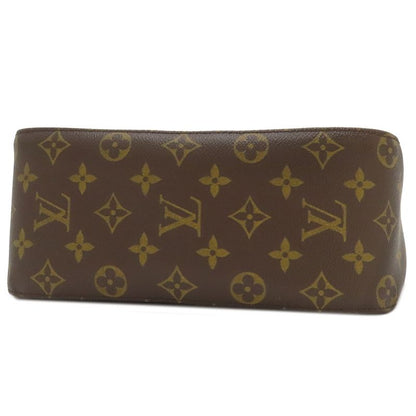 Louis Vuitton Handbag Looping MM Monogram Canvas Monogram Gold Hardware Brown